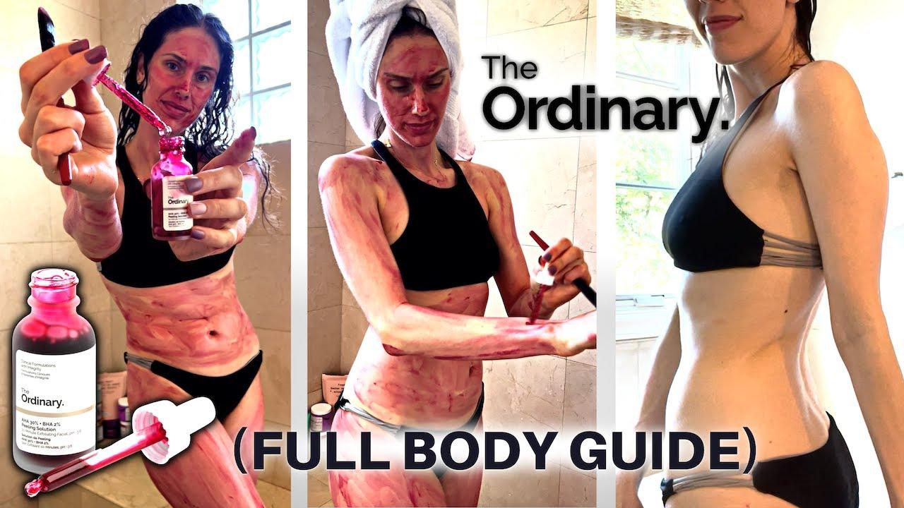 A 5 Step Full Body AHA/BHA Chemical Peel Routine