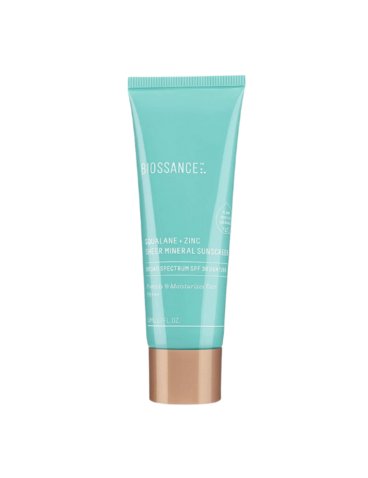 Biossance Squalane + Zinc Sheer Mineral Sunscreen SPF 30 PA +++